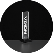 display de acrílico personalizado com led